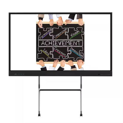 Pantalla táctil interactiva de 75 pulgadas EDLA Tableros blancos inteligentes interactivos para exhibición de salas de reuniones en el aula