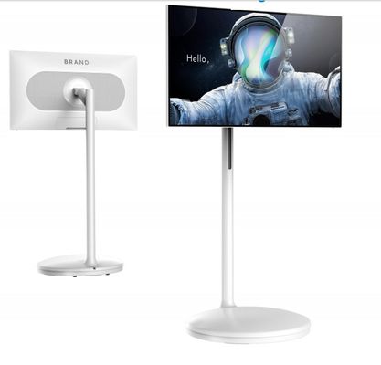 27 pulgadas Smart Screen portátil Smart TV giratorio para exhibición de la tienda / SOHO / al aire libre