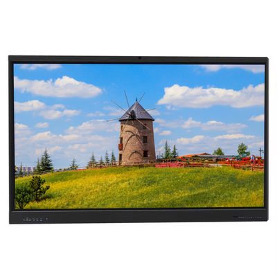 LED Interactivo Smart Board 65 pulgadas 4K UHD Display con toque Android 14 Cámara incorporada Microphone PC altavoz WiFi Perfecto para la enseñanza escolar, conferencia y uso de oficina