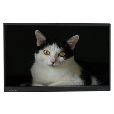 Panel plano interactivo 4K de 98 pulgadas Android 14 8+128gb Pantalla táctil inteligente digital Android OPS Soporte móvil opcional para aulas y reuniones
