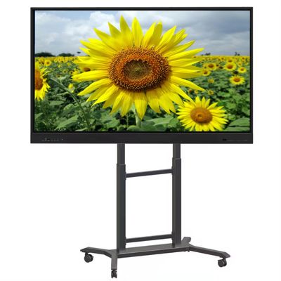 Tableros interactivos para las escuelas Conferencia 65 pulgadas Smart Tablero interactivo Tablero blanco Android Sistema Windows Display de panel plano interactivo