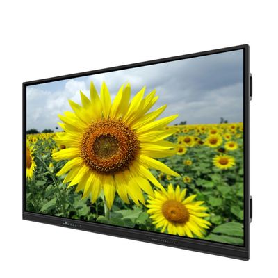 Tableros interactivos para las escuelas Conferencia 65 pulgadas Smart Tablero interactivo Tablero blanco Android Sistema Windows Display de panel plano interactivo