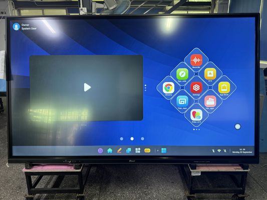 Infrarrojo Interactivo de pizarra QR código compartido Muilt Touch 50 Touch Point Diseño Moderno Interactivo Flat Panel Display
