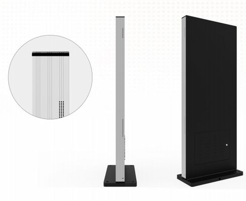 All In One 49 Inch Live Broadcast Equipment Mobile Computer Controlled Indoor Moving Touch Screen With Wifi Bluetooth For Meeting Live Presentation