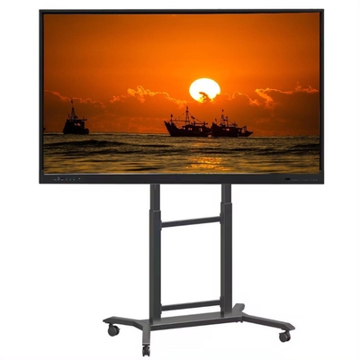 Precio de fábrica 4k 65 75 85 96 110 pulgadas pantalla táctil multilingüe software LCD Smart Board Android tablero interactivo