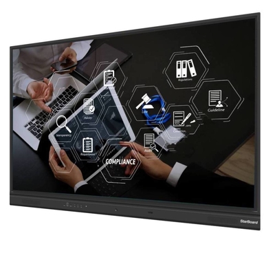 Monitor de pantalla táctil interactiva de 75 pulgadas con 16,7 millones de colores de visualización, 50 puntos táctiles, RAM y ROM opcionales de 4+32G/8+128G para enseñanza en escuelas y universidades al por mayor