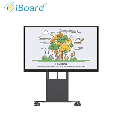 75 pulgadas de pantalla interactiva de panel plano con pantalla táctil con función de inteligencia artificial actualizada para educación inteligente