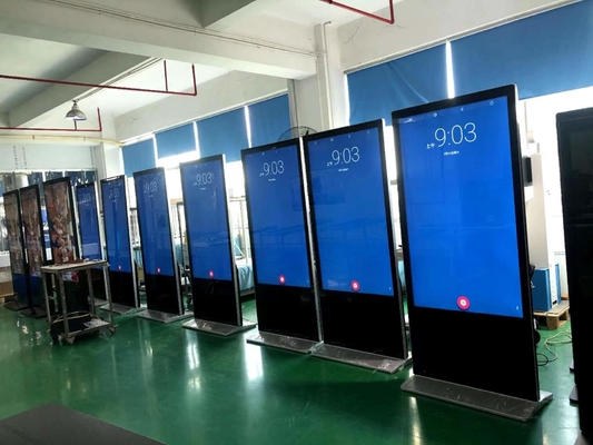 Display táctil comercial con capacidad táctil Quiosco táctil interactivo señalización digital para empresas