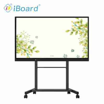 Monitor de pantalla plana interactiva de 65 pulgadas con pantalla táctil y sistema Android para aulas inteligentes