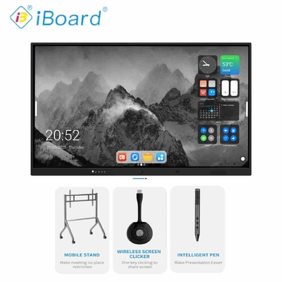 Tablero interactivo de 98 pulgadas con 4 GB de memoria Android
