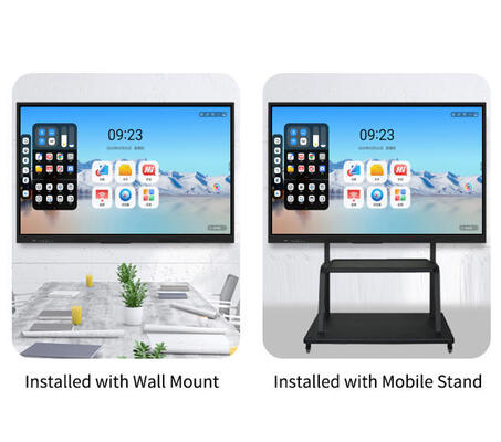 Pizarra interactiva iBoard de 75 pulgadas, panel plano inteligente con certificación EDLA