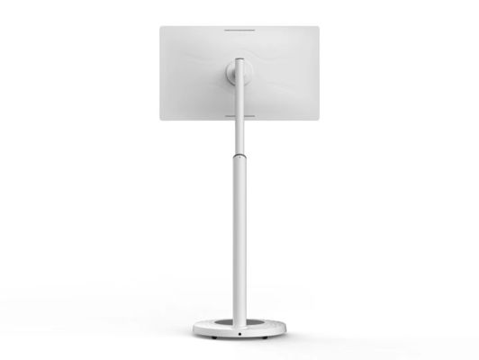 Pizarra inteligente LCD de 32 pulgadas Android Panel táctil Cámara Altavoz Reproductor multimedia Monitor de videoconferencias para oficina Enseñanza en línea con soporte móvil