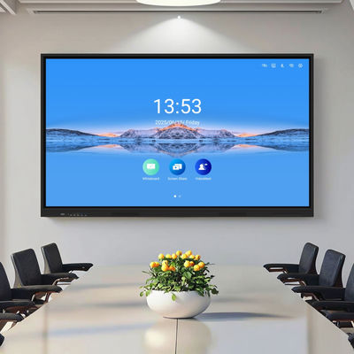 Pantalla plana táctil de pizarra interactiva iBoard de 98 pulgadas de alta calidad: solución de visualización premium para la enseñanza escolar y reuniones corporativas
