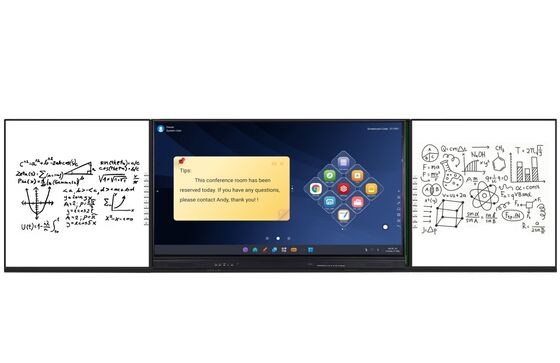 Pizarra interactiva iBoard Android 14 de sistema dual OEM para educación escolar