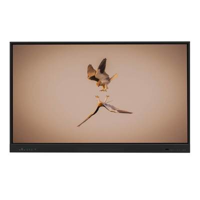 Pizarra interactiva inteligente LCD de 86 pulgadas con Android 14, certificación Google, multitáctil y PC Windows opcional