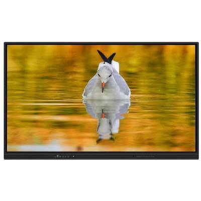 Pizarra interactiva LED EDLA con certificación Google Android 14 15 8+128G Altavoz Sensor de luz Play Store incorporada Cámara y micrófono opcionales OPS Soporte para escuelas y reuniones