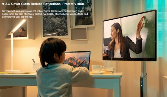 Pantalla táctil LCD IPS de 32 pulgadas, pantalla de publicidad de TV inteligente portátil con sistema operativo Android, multitáctil capacitivo CMS integrado
