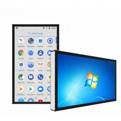 Digital Adversiting Monitor 23.8 32 43 49 55 Inch Wall Mounted Android Windows OS Optional Touch Panel For Supermarket Airport Hotel Bank Hospital With USB WIFI