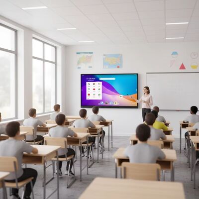 Pizarra interactiva iBoard de 86 pulgadas, pizarra digital para educación y empresas