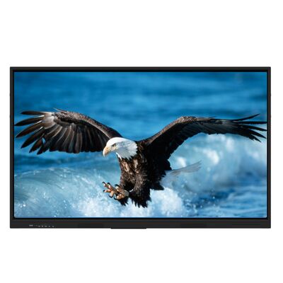 Tabla blanca interactiva de 86 pulgadas con pantalla 4K UHD y puntos de contacto 20/40 para aprendizaje colaborativo