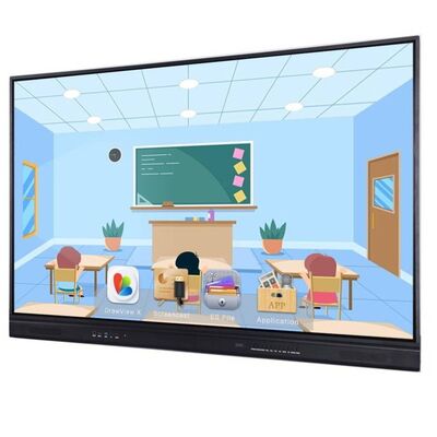 Display de panel plano interactivo con una ranura OPS Opcional Ideal para ambientes de aula y capacitación modernos