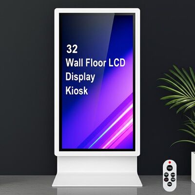 Quiosco de pantalla táctil LCD de 32 pulgadas con entrada multi-toque y control remoto