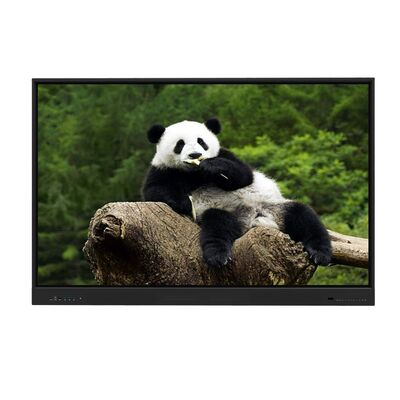 Panel plano interactivo 4K UHD de 75 pulgadas con 20 puntos de multi-toque para el aula y el lugar de trabajo