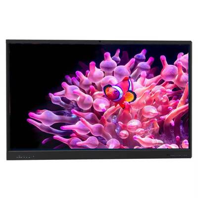 Pizarra interactiva plana inteligente de 75 pulgadas con resolución 4K y 40 puntos táctiles para uso en el aula