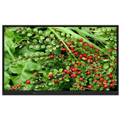 Pizarra interactiva LED de 65 75 86 pulgadas con altavoces de 2x15W Orientación horizontal Montaje en pared para enseñanza en casa Conferencias Reuniones de Zoom