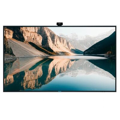 Pantalla inteligente LCD de 75 pulgadas con resolución 4K y 50 puntos táctiles para pantalla plana interactiva
