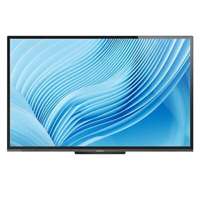 Panel interactivo plano de 92 pulgadas con resolución 5K y doble sistema operativo para salones de clases y reuniones