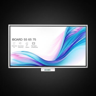 IBoard 4K Ultra HD Tabla blanca interactiva con tecnología táctil infrarroja y sistema operativo dual para la enseñanza inteligente