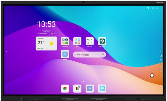 Paneles interactivos 4K EDLA de 75 pulgadas para escuelas y conferencias