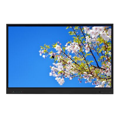 Pizarra inteligente interactiva de pantalla plana con resolución 4K de 55/65/75/86 pulgadas y multitáctil