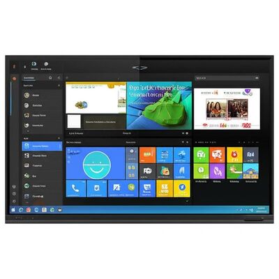 86 pulgadas de panel interactivo plano con Android WiFi y software de pizarra integrado para aulas y oficinas