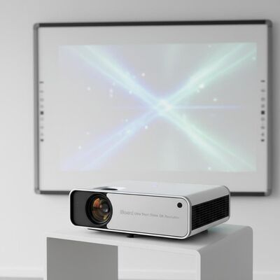 iBoard Proyector portátil de láser DLP barato 4K Whiteboard Proyector de tiro ultra corto para el aula Tableros de enseñanza escolares