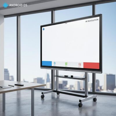 110 pulgadas Resolución 4K Android OS Interactivo Whiteboard Smart Board para la educación y las reuniones de oficina