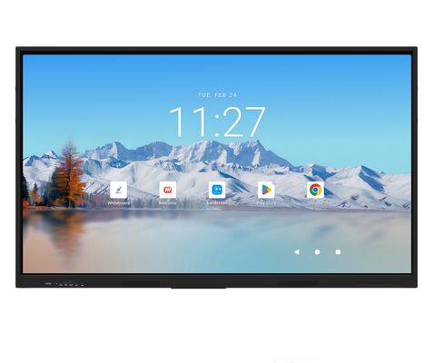 Pizarra interactiva iBoard Android 16 con certificación EDLA Panel plano interactivo