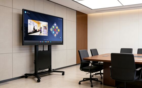 Carro motorizado eléctrico para televisores inteligentes de 65 a 86 pulgadas con altura ajustable y capacidad de carga máxima de 100 kg