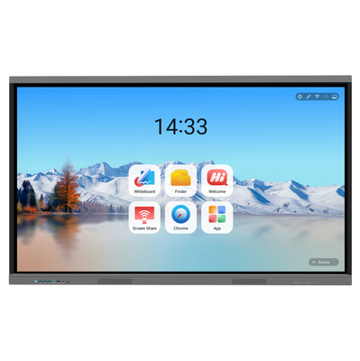 iBoard 75 inch Android 16 Google EDLA Certified Ai Interactive Flat Panel Smart Board