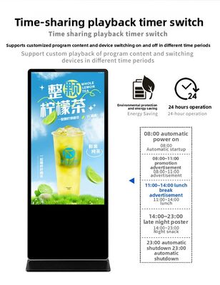 Tabla de publicidad Android Soluciones de señalización digital Opciones de tamaño y peso personalizadas para una comunicación y marketing comerciales efectivos