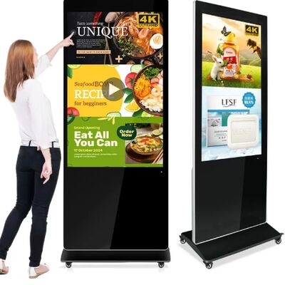 Sistema Operativo Linux Digital Signage con una relación de contraste de 4000 a 1 que permite imágenes claras y brillantes y actualizaciones fáciles de contenido