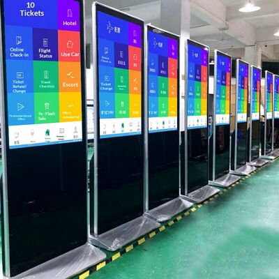 iBoard Stand de piso de 43 pulgadas pantalla táctil LCD vertical pantalla de publicidad inteligente de interior pantalla de publicidad de señalización digital reproductor de publicidad