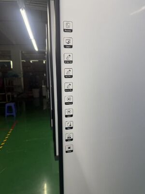 Tableros blancos digitales grabables para pantalla de panel plano interactiva de 75/86/98 pulgadas