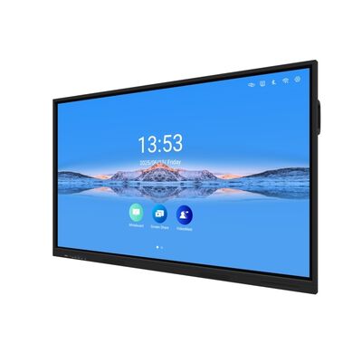 Panel plano interactivo 4K de 65 pulgadas para aulas y oficinas pequeñas