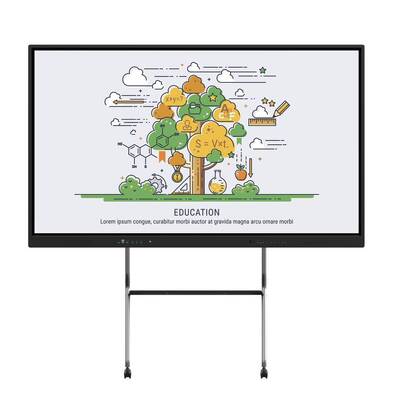 86 Touch 4K Whiteboard interactivo dual del sistema 50 de la PC i5 i7 de Android de la pulgada para la oficina de la clase