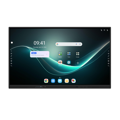 Vidrio templado antirreflejo Interactivo de pizarra doble sistema Android Windows Tableros de dibujo