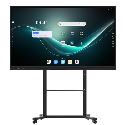 Iboard 75 Inch 4K Digital Whiteboard 20-Point IR Touch for Education & Collaboration