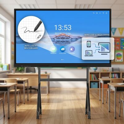 Iboard LCD Smart Board 75 pulgadas Panel táctil interactivo para el aula con el conjunto de software educativo