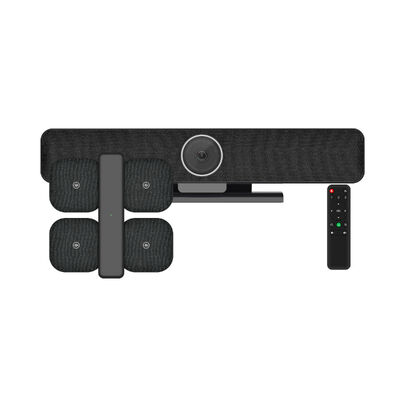 Cámara de conferencia 4K ePTZ con micrófono de extensión inalámbrico para conferencia